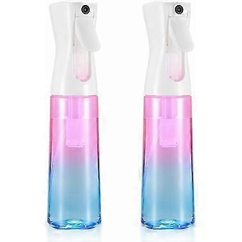 Garrafa de Spray de Água, 2 Pack, 300ml, Garrafa de Névoa Fina Durável, Frascos de Spray de Névoa Recarregáveis Vazios, para Pentear Cabelos Cacheados, Plantas, Limpeza