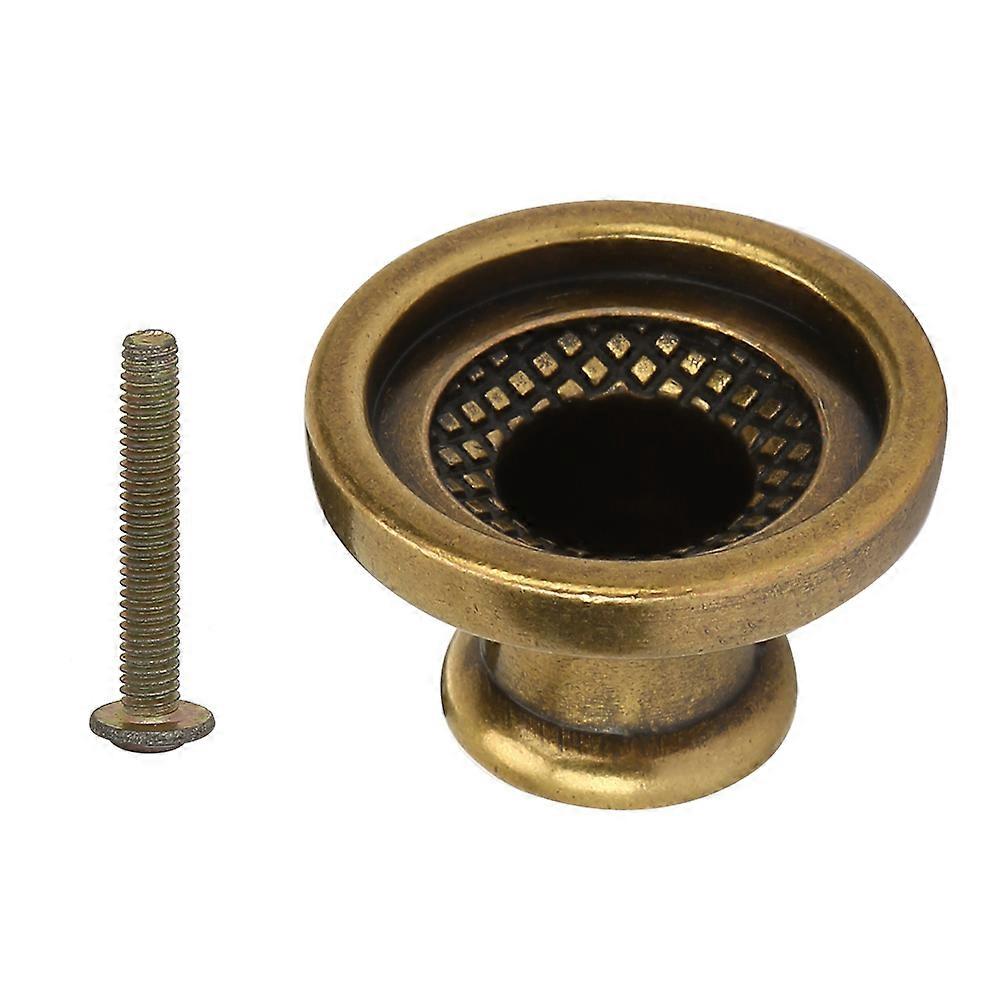 Single Hole Retro Style Zinc Alloy Cabinet Cupboard Handle Mini Drawer Round Handle(#4)