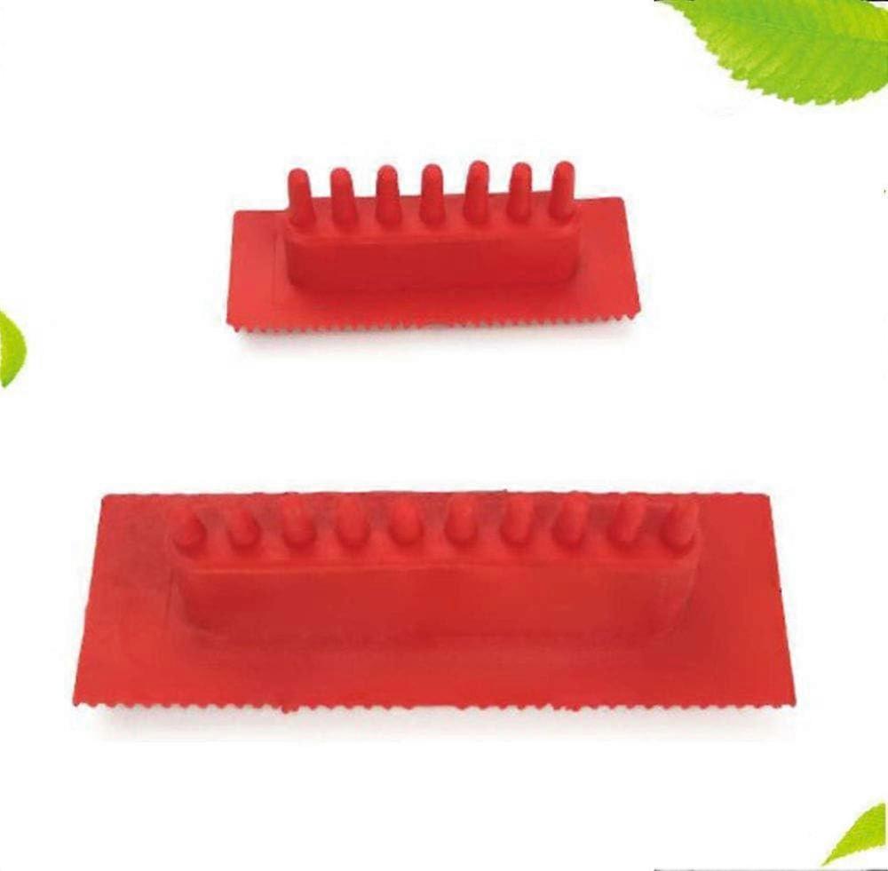 Set 2 sabloane pentru vopsit lemn, Mmgoqqt, Cauciuc, Rosu