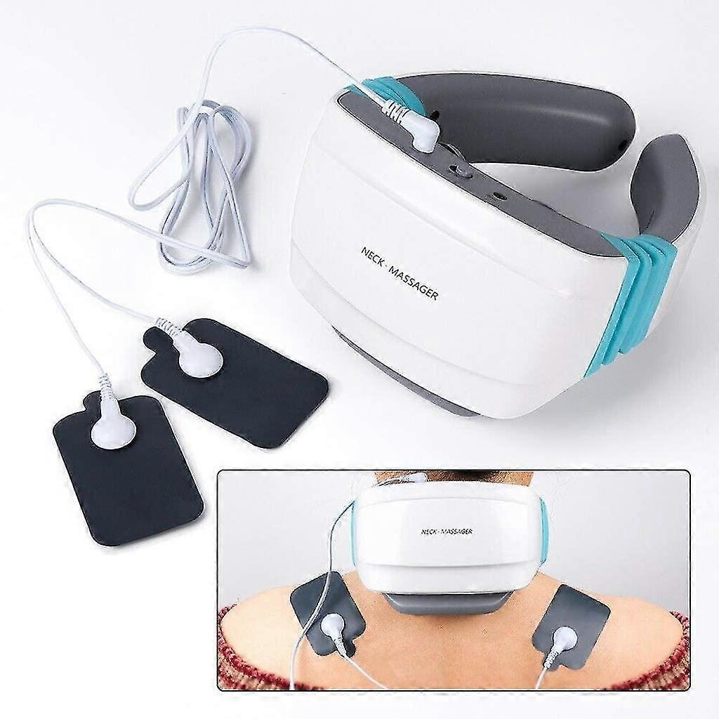 Neck Massager, Smart Wireless Portable 4d Neck Massage Device, Deep Tissue Heating