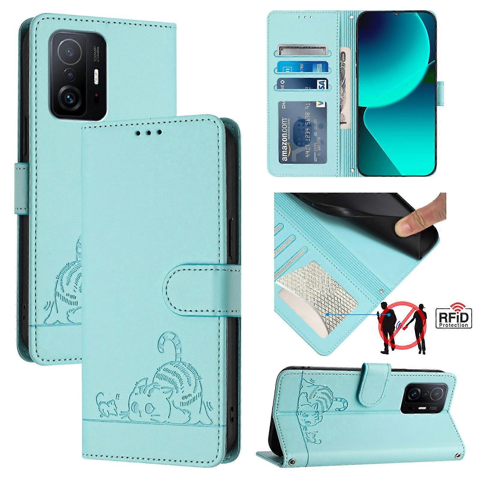 Cat Pattern PU Case For Xiaomi Mi 10T / 10T Pro