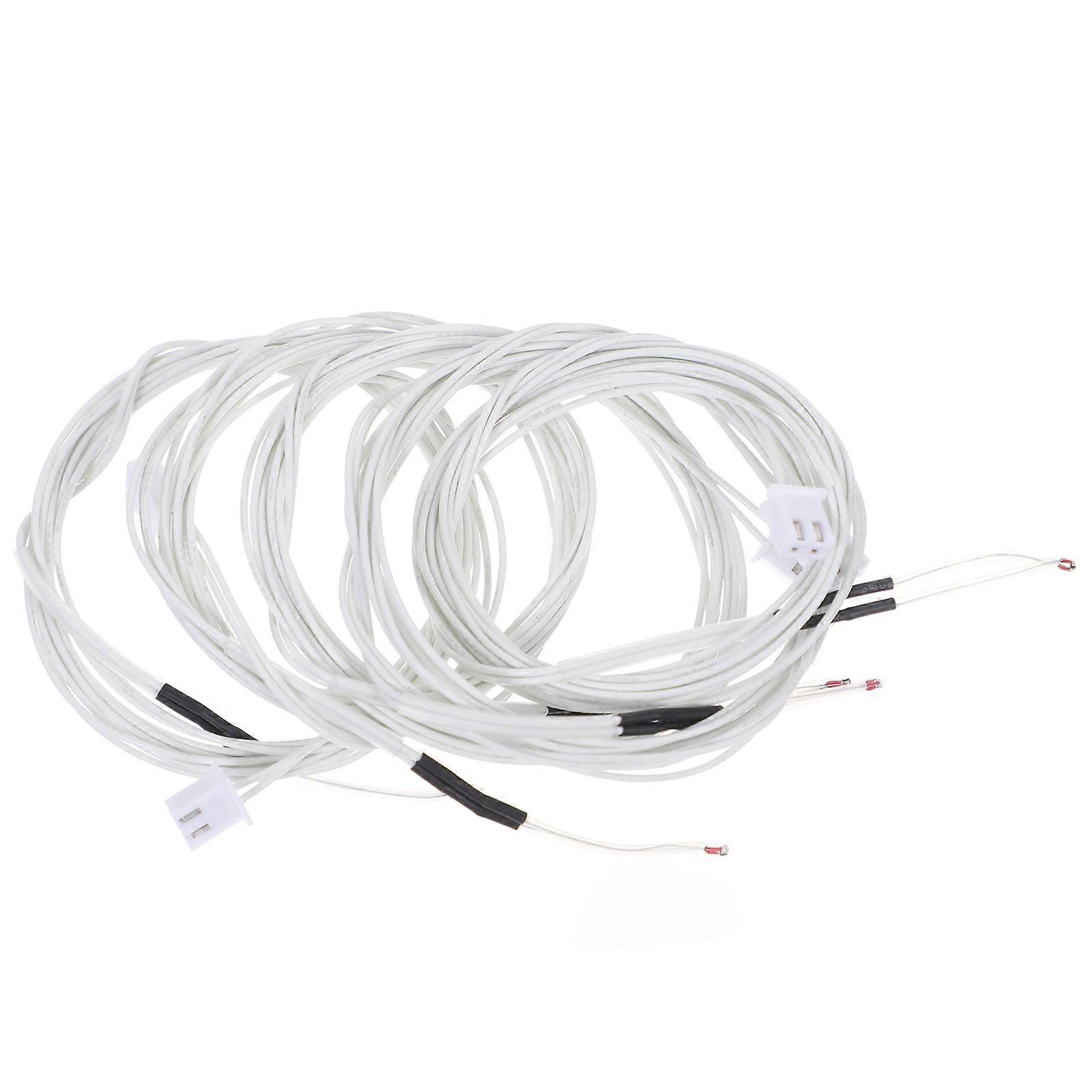 5pcs 3D Printer Thermistor 100K High Temperature Thermistor for 3D Printer