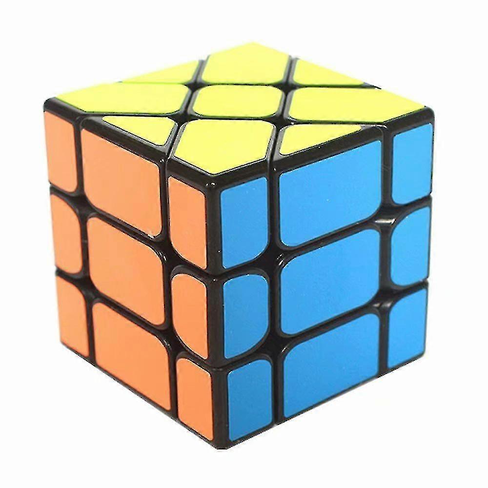 Set Of 3 Pack Magic Cube Fisher+wheel+axis Special Shape Speed Cube