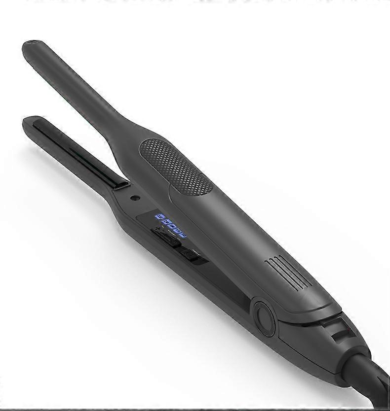 Fer à boucler pour cheveux bouclés et raides, double usage, pour hommes et femmes, attelle étroite