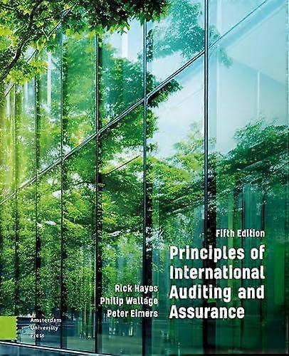Principles Of International Auditing And Assurance by Prof dr PWA Eimers BV Paperback Book