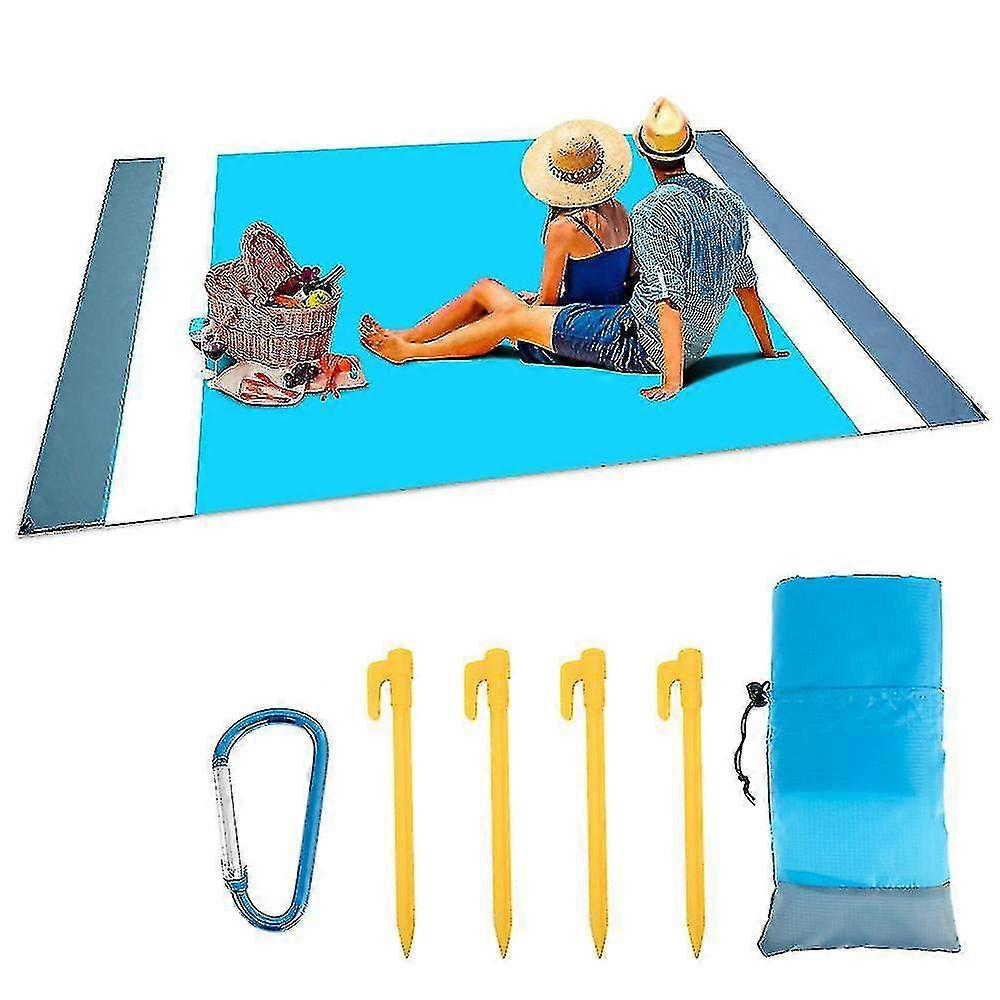 Sandproof Beach Blanke Sand Free Beach Mat Waterproof Portable Picnic Blanket Lightweight Outdoor Bl