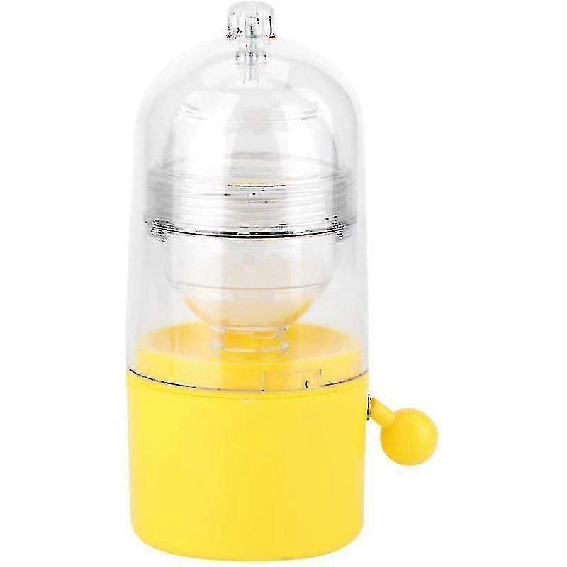 Egg Scrambler Silicone Shaker Whisk Hand Operated Golden Egg Maker With Pulling Rope Eggs Cooking Tool Mixer