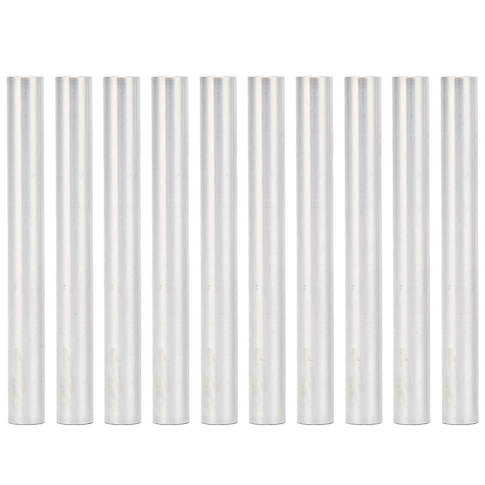 10 Stück Aluminiumlegierung Säule Runde Innengewinde Abstandshalter Befestigungselemente M4x0,7 mmLang 52 mm