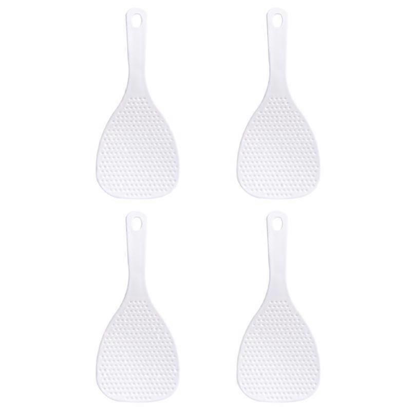 4pcs plastic rice spoons simple rice spoons non-stick spoons rice paddles
