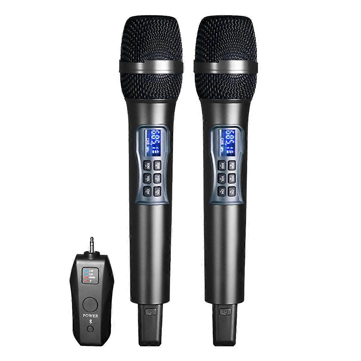 Wireless Microphone Receiver Audio Singing Performance Professional Home Reverberation Handheld