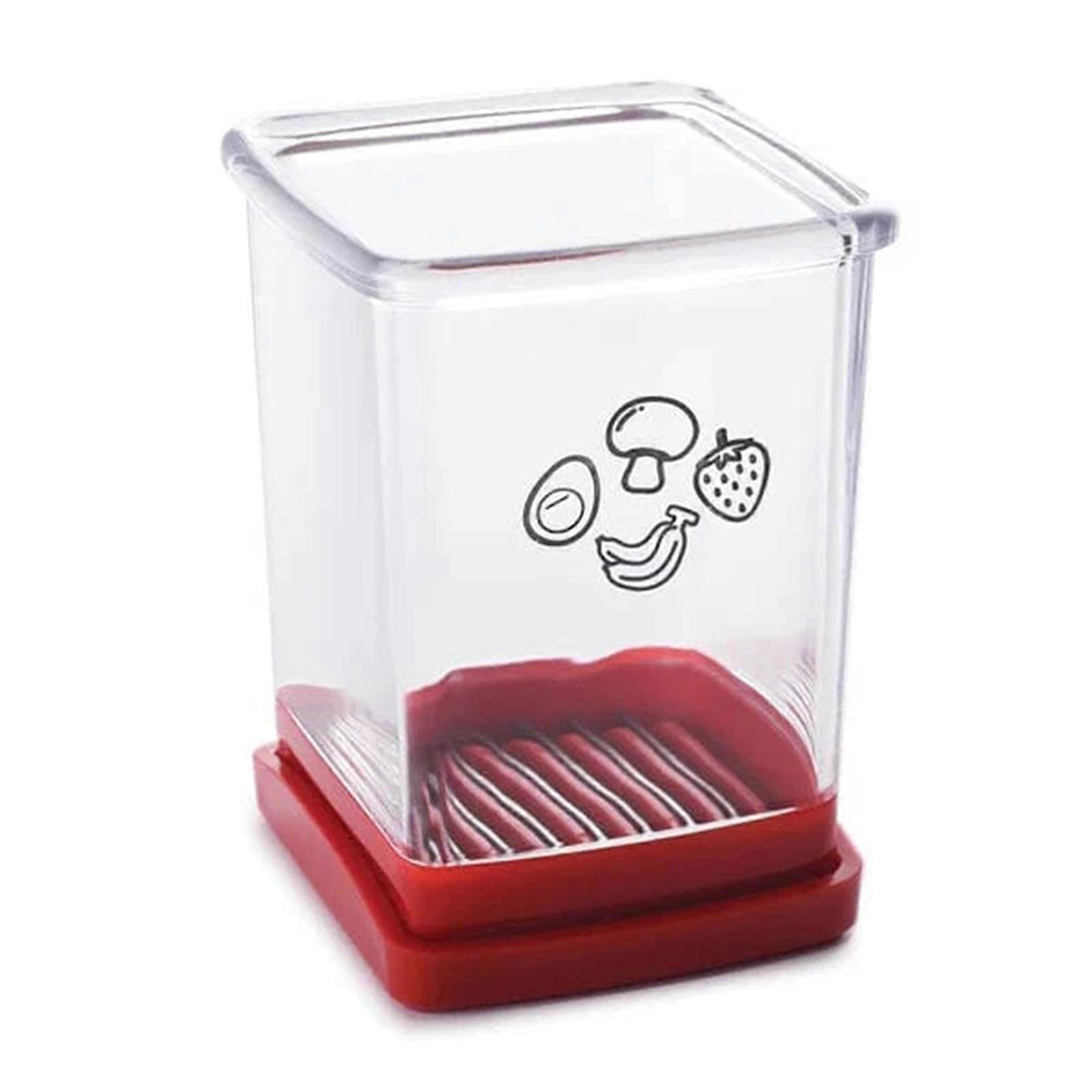 Speed Slicers with Push Plate Stainless Steel Strawberrys Slicers for Kitchen Home
