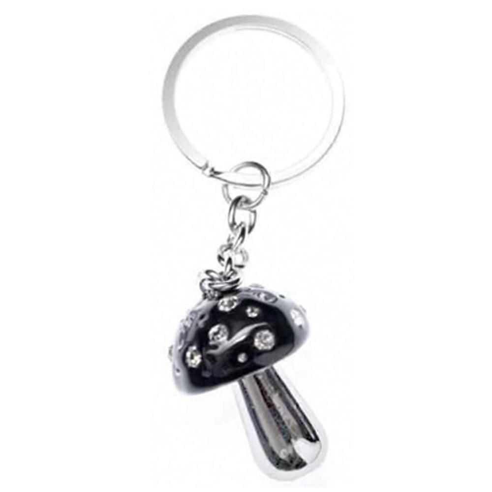 Lifefx Premium Quality Durable and Stylish Designed Toadstool Keyring (Black)