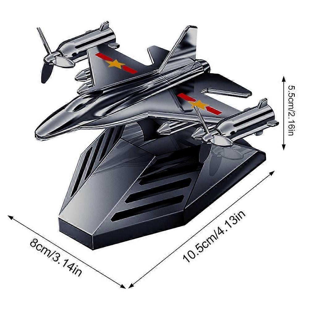 Solar Car Aromatherapy Diffuser Alloy Solar Rotating Automotive Aroma Diffuser Long Lasting Aroma Diffuser With Low Noise