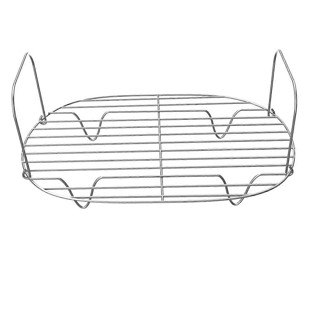 Chorme Coated Steamer Rack - Steam and Roast Rack Accessories Replacement for Foodi Possible Cooker