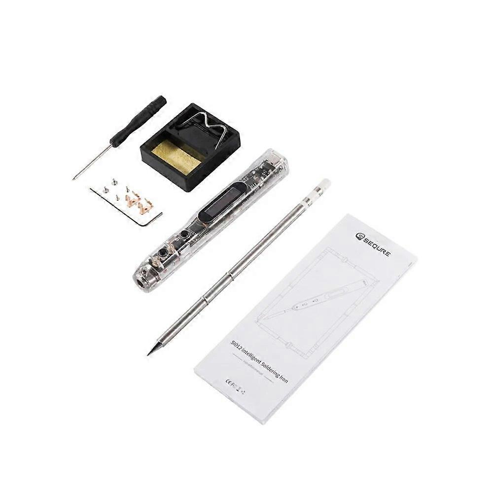 Intelligent Electric Soldering Iron Portable Soldering Pen 0.91inch OLED Display PC Housing High Precise Temperature Control