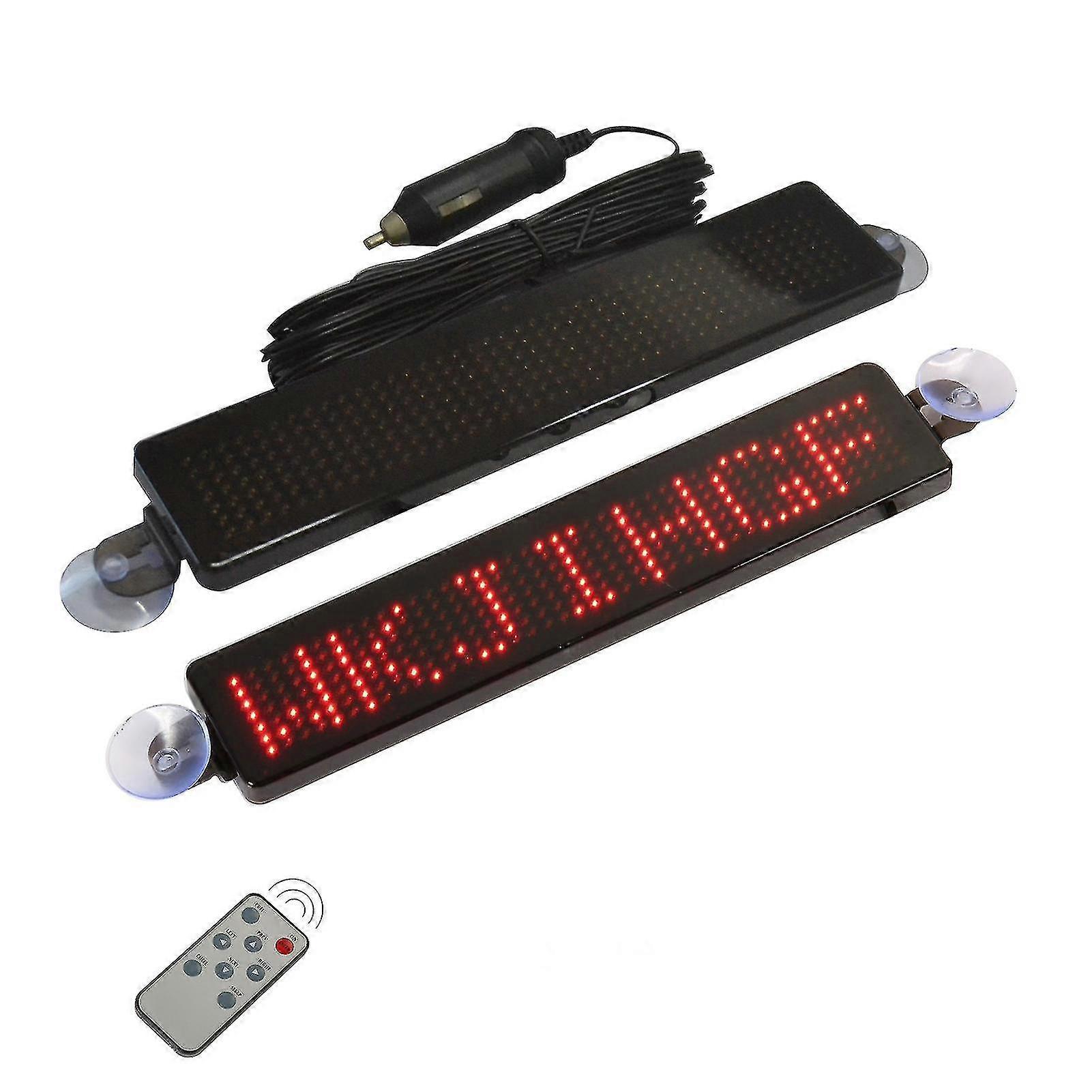 Dc 12v Led Remote Control Car Sign Programmable Scrolling Message Sign Board