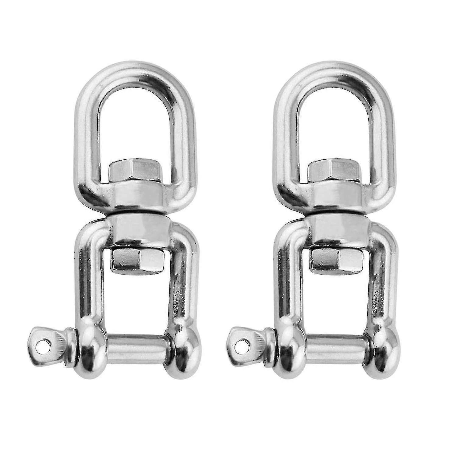 316 Stainless Steel Swivel Eye Snap Hook, M12 Swivel Ring Snap Rolling Shackle Device, Marine Grade Stainless Steel 316 Anchor Swivel Eye And Jaw For