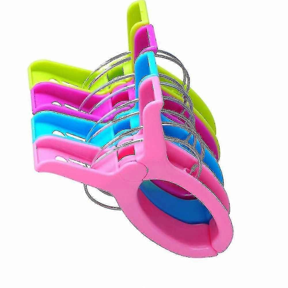 8 Pack Jumbo Size Beach Towel Clips For Beach Chairs Or Lounge