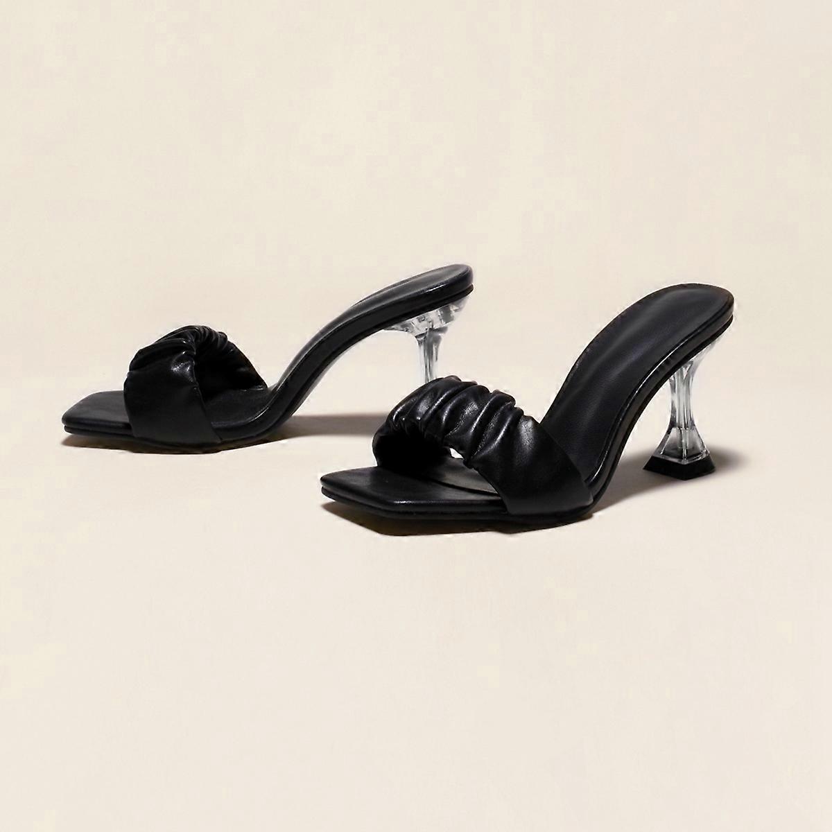 Women's Heeled Sandals Square Toe Block Heel