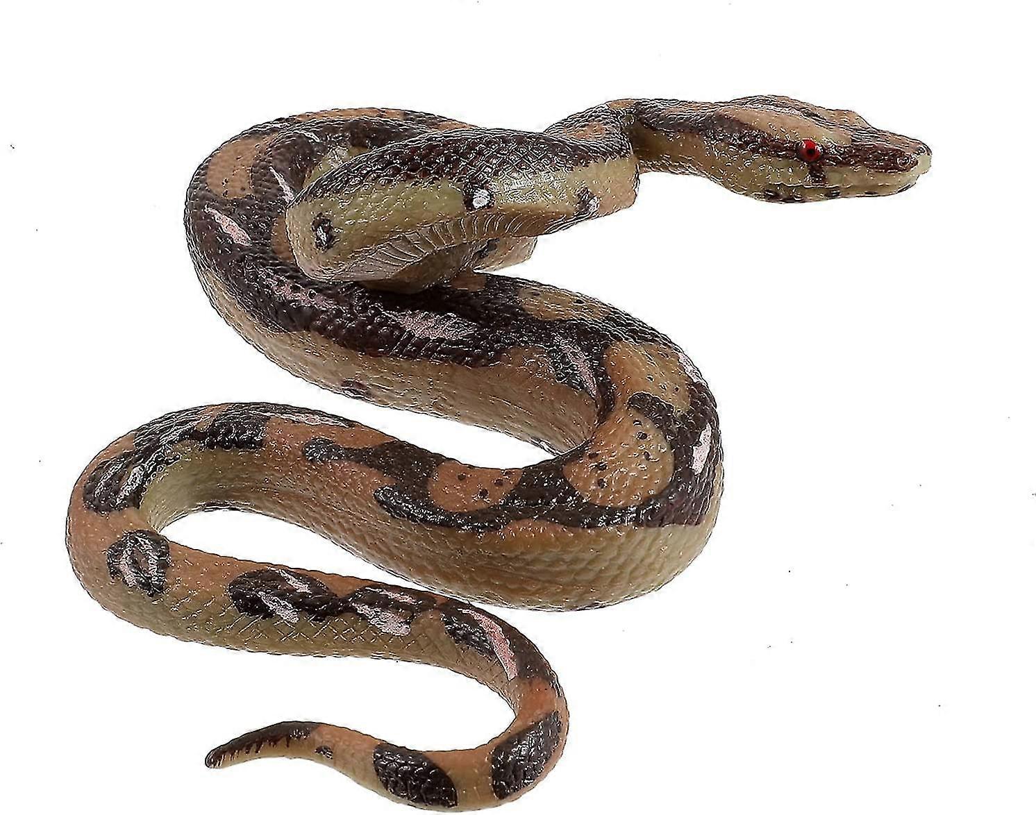 Scary Toys Realistic Snake Toy Large Rubber Snake Simulated Cobra Model Fake Prank Cobra Halloween Prank Toy For Halloween April Fools Day Party Props