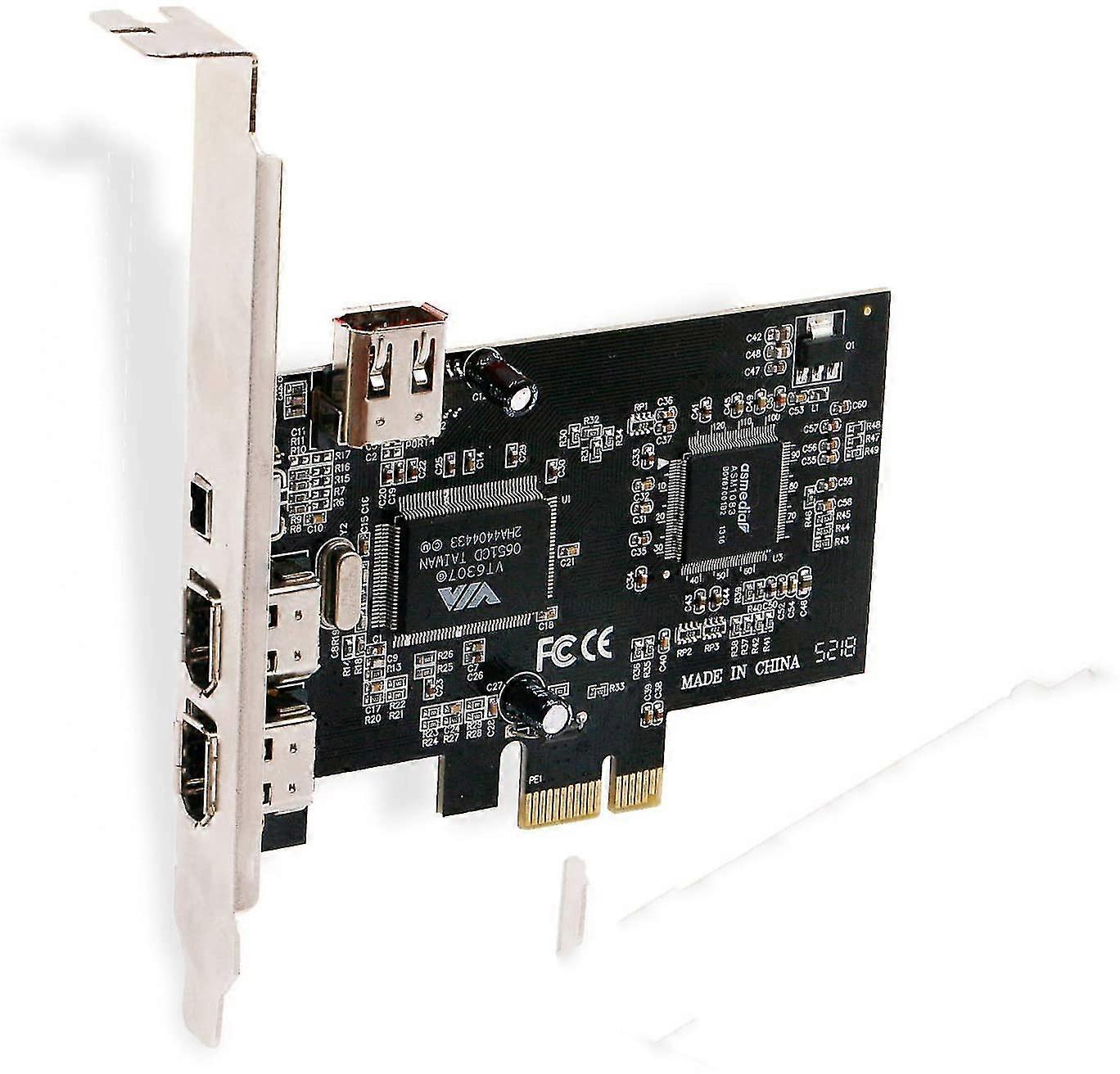 Pcie X1 To 1394 Expansion Card Pci-e 1x To 1394 Card 4-port Dv Hd Video Capture Card