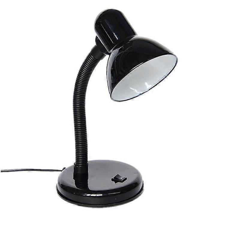 Lampe de bureau à col flexible en métal Basic, noir