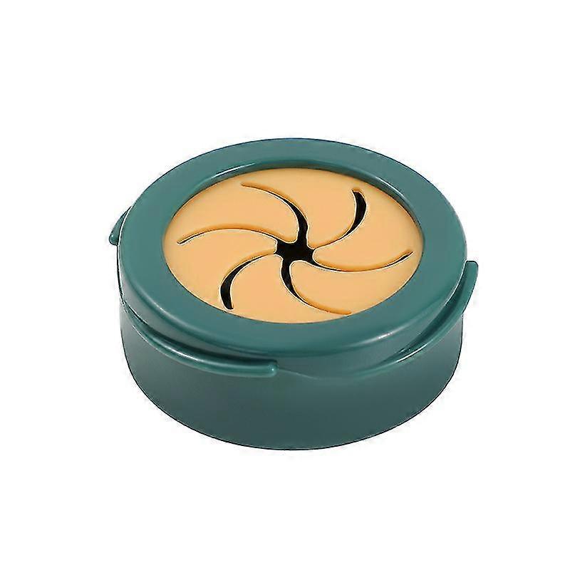 Towel Stopper Punch-free Towel Hooks Self Adhesive Perforated Rag Stopper2pcs-green