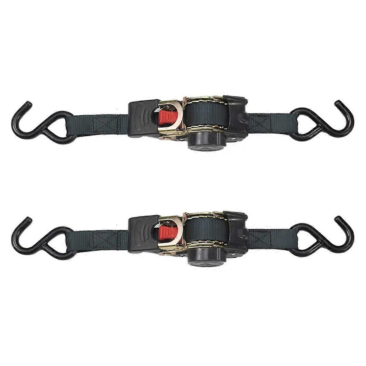 Universal Tools Tie Down Belts with Automatic Rollup Auto Retractable Easy to Carry Ratchet Tie Dow