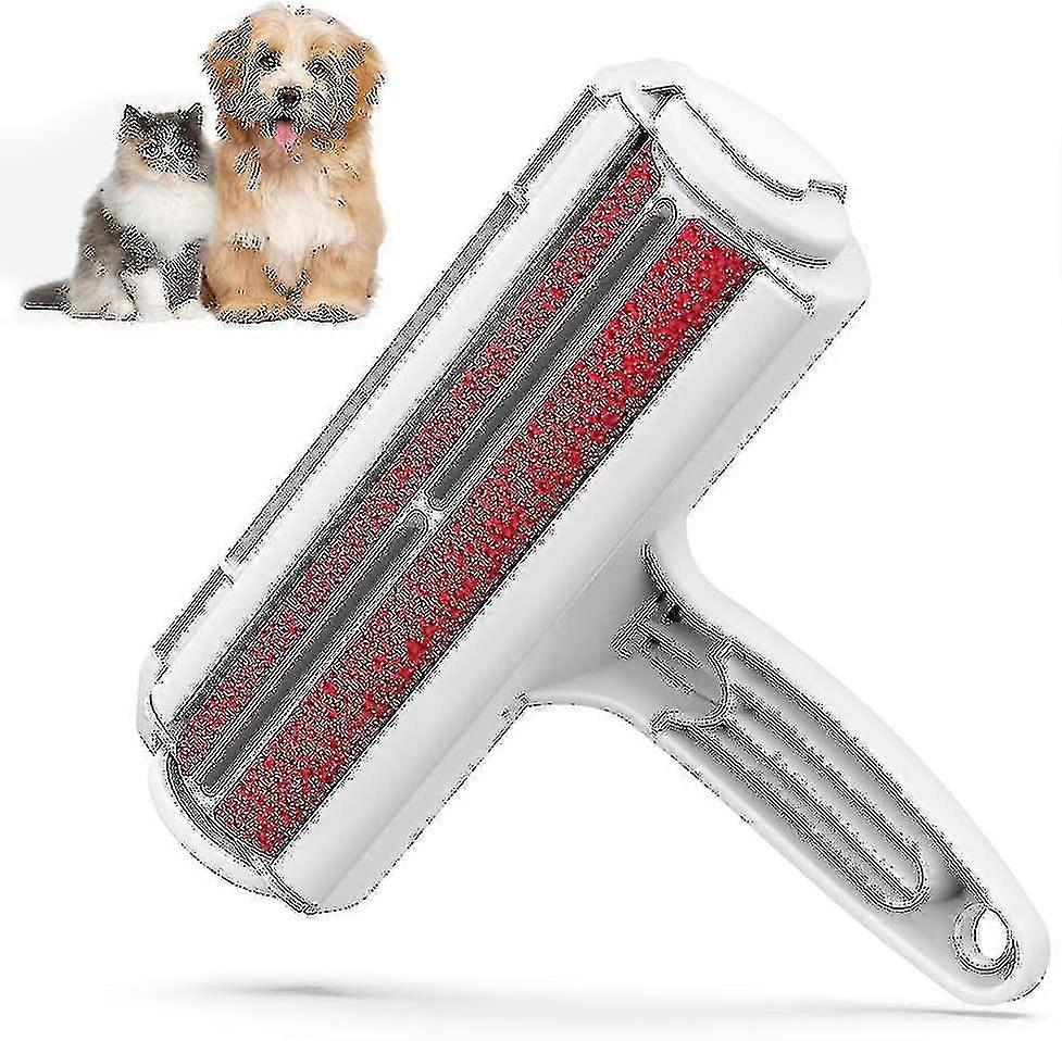 Pet Hair Remover Roller With Self Cleaning Base