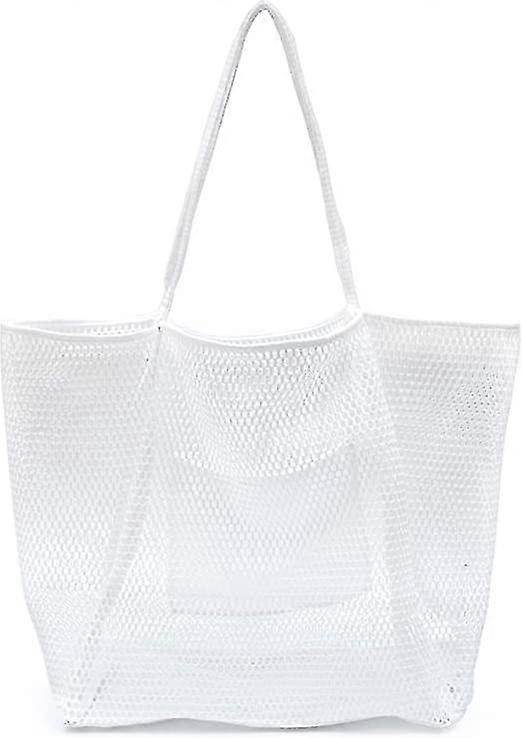Mesh Beach Tote Womens Shoulder Handbag