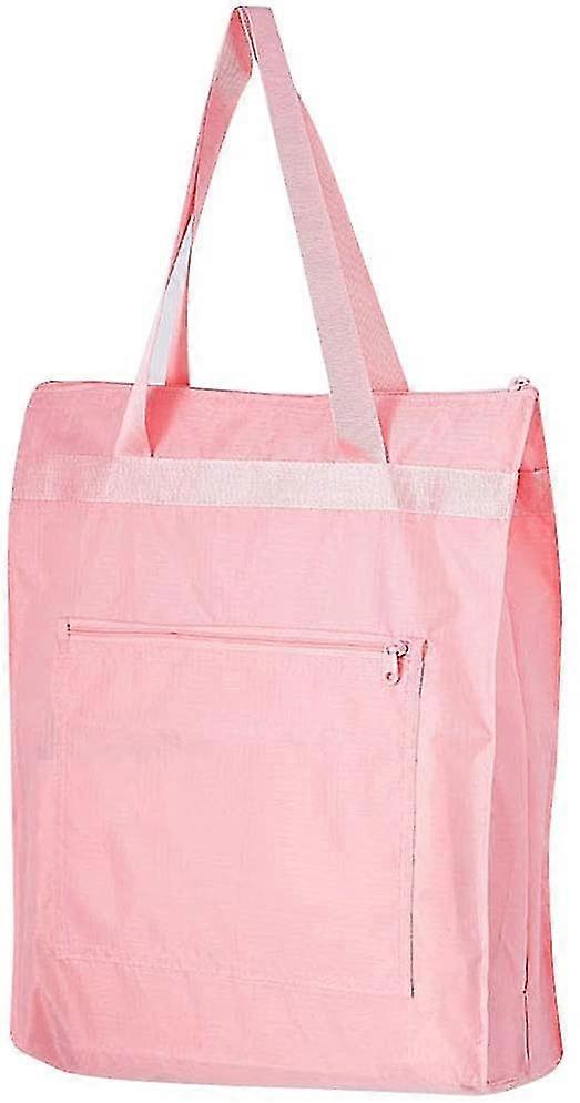 Waterproof Foldable Large Shopping Bagpink