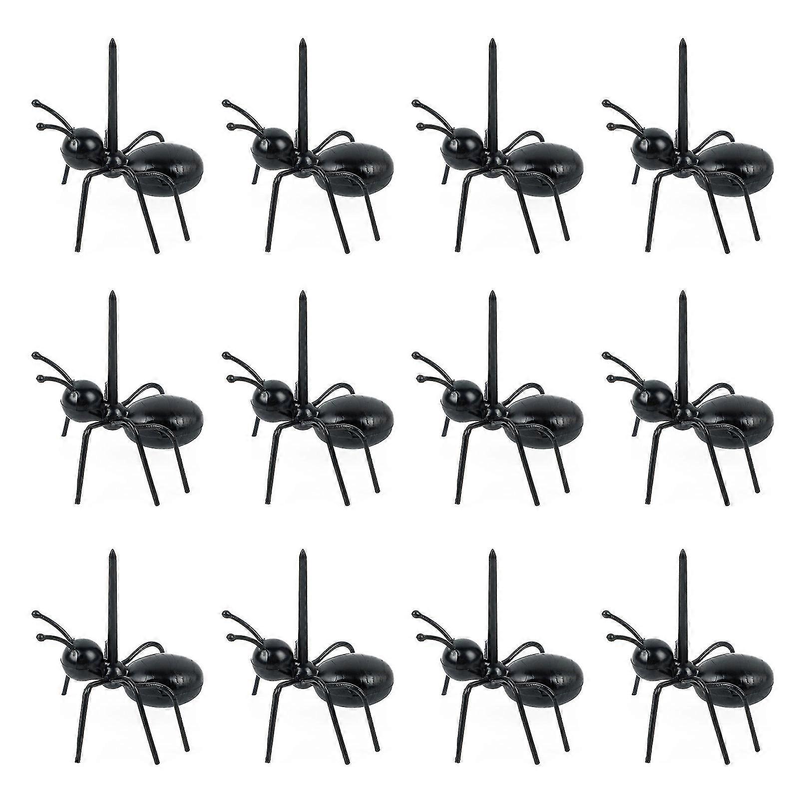 12 Pcs Reusable Fruit Picks Ant Shaped Fruit Toothpicks Party Accessories