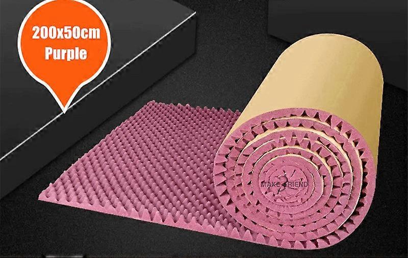 1Pc 50x200cm Acoustic Foam Self-adhesive Sound Insulation Panels High Density