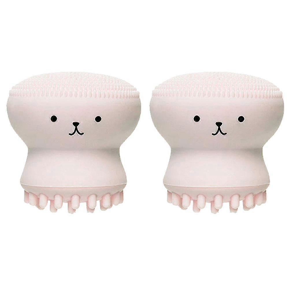 2-piece silicone facial for deep cleaning