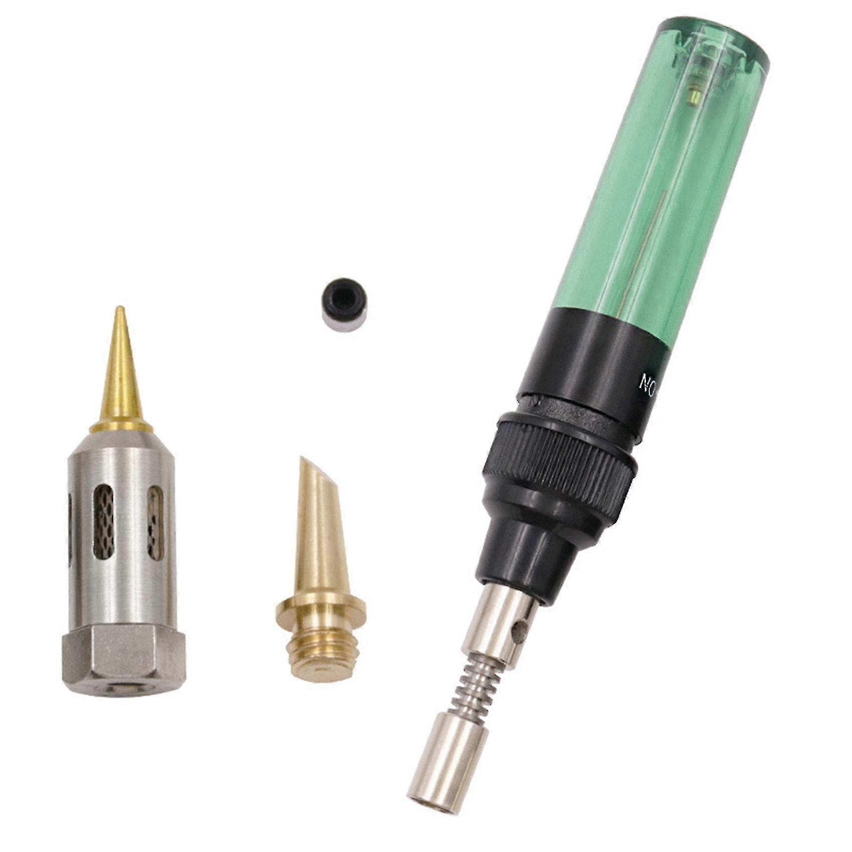 Portable Soldering Iron Kit Burner Blow Torch Soldering Iron Cordless Butane Tip Tool Soldering Pen
