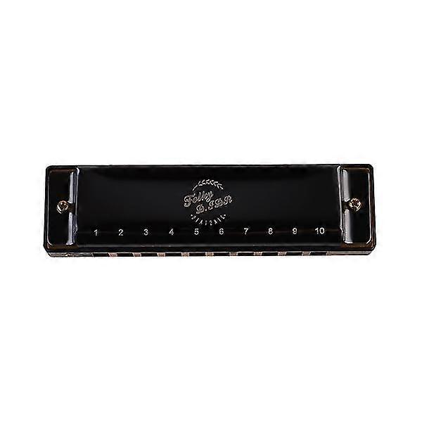 Professional Harmonica Exquisite Music Instrument For Beginner Students Musiciansblack