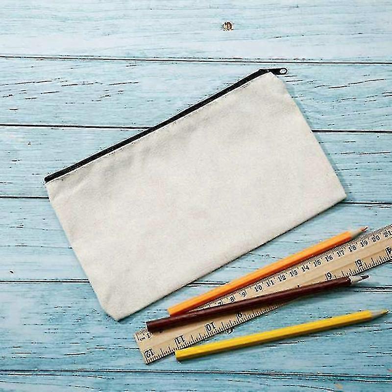 50pcs قماش سستة حقيبة قلم رصاص القضية مستحضرات التجميل حقيبة دي الحرفية حقيبة