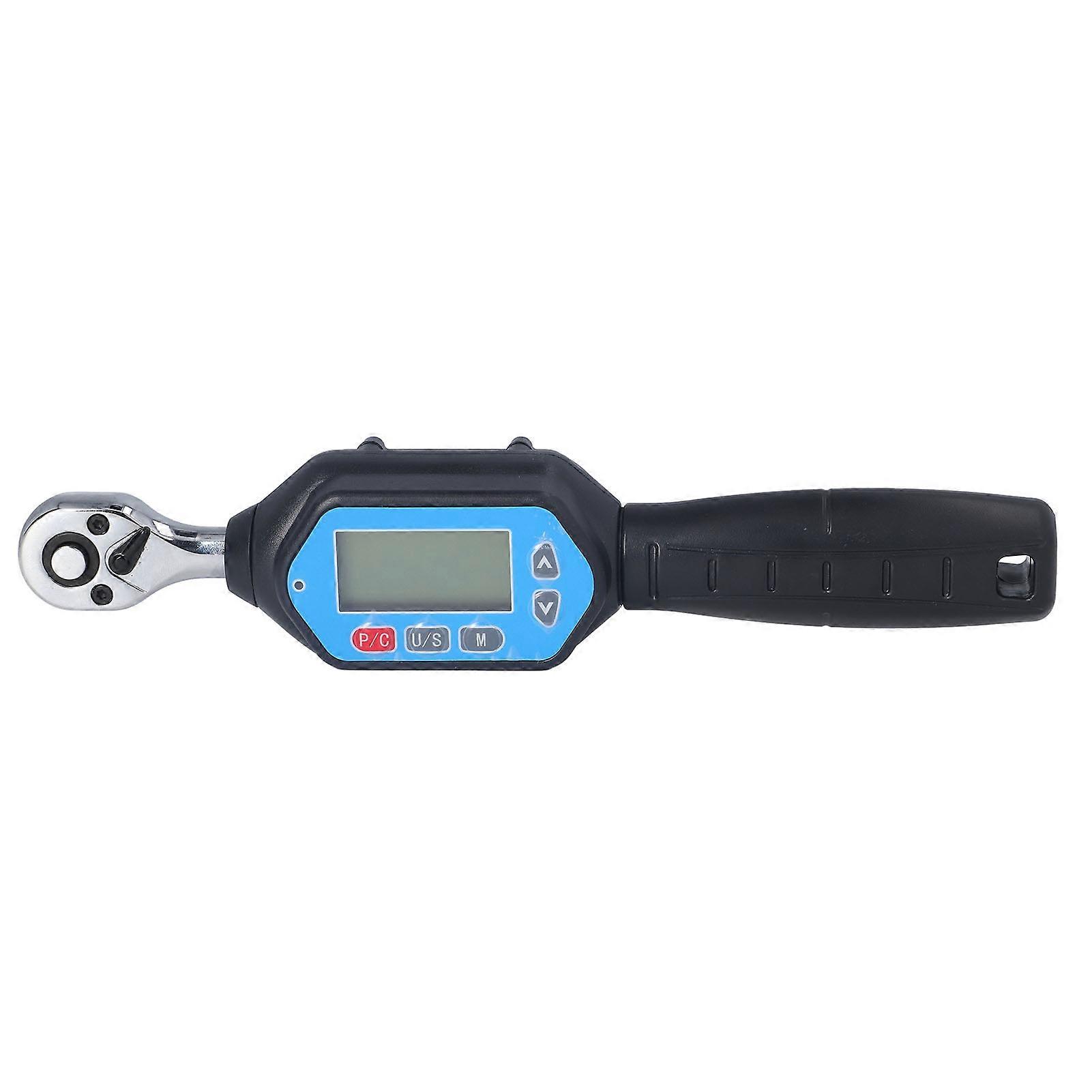Digital Mini Torsion Wrench 1/4in 30Nm with 3 Measurement Modes and 72 Teeth