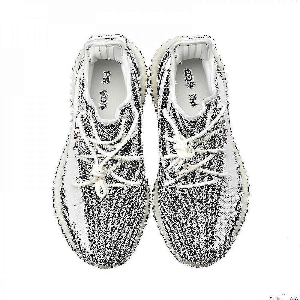 Mode Chaussures de Course Hommes Baskets Baskets Baskets Baskets Zebra Crème Blanc