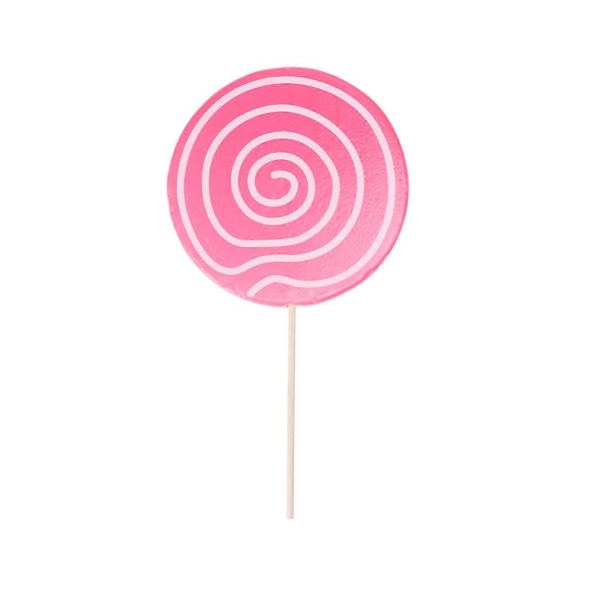 مصاصة محاكاة نموذج الغذاء موضوع الصور الدعائم التصوير الفوتوغرافي الديكور للأطفال (الوردي)