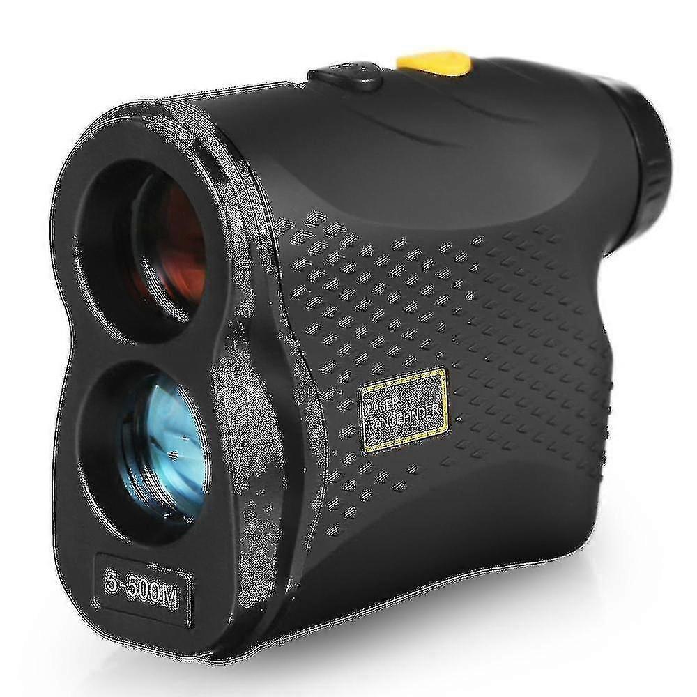500m / 600m / 900m Golf Rangefinder Distance Meter Speed Tester Range Finder Digital Hunting Measurement Monocular Telescope(500m,black)