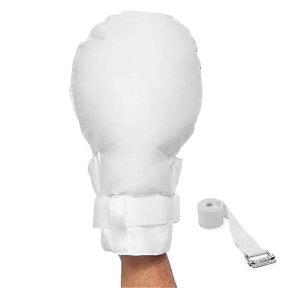Medical Double Security Mitts - One Size Fits All Hand Restraint Gloves For Elderly & Medical Procedures -made
