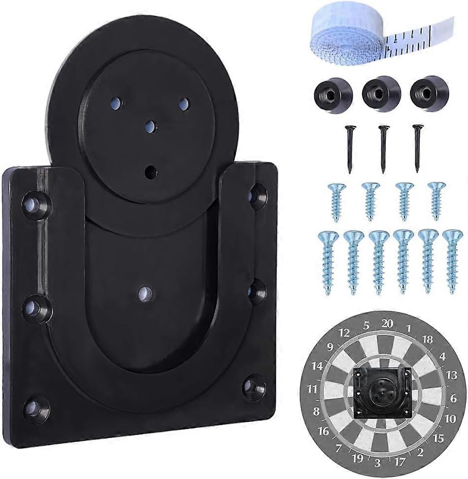 Dartboard Mounting Bracket, Dartboard Bracket, Dart Board Wall Bracket with Screws for Wall Mount Hanging Dartboard
