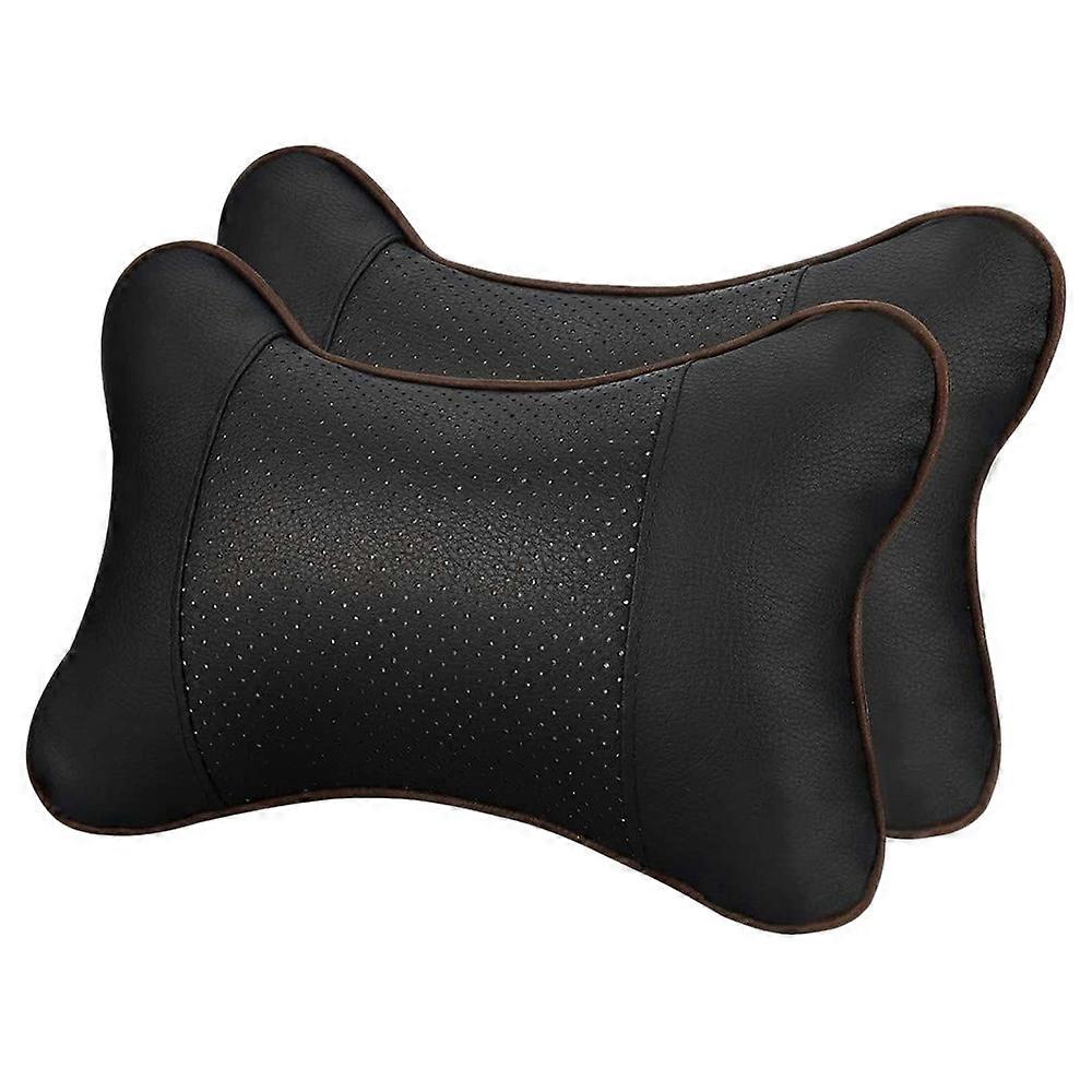 2Pcs Car Neck Pillow Breathable Head Rest Cushion Relax Neck Support Headrest Comfortable Soft Pill