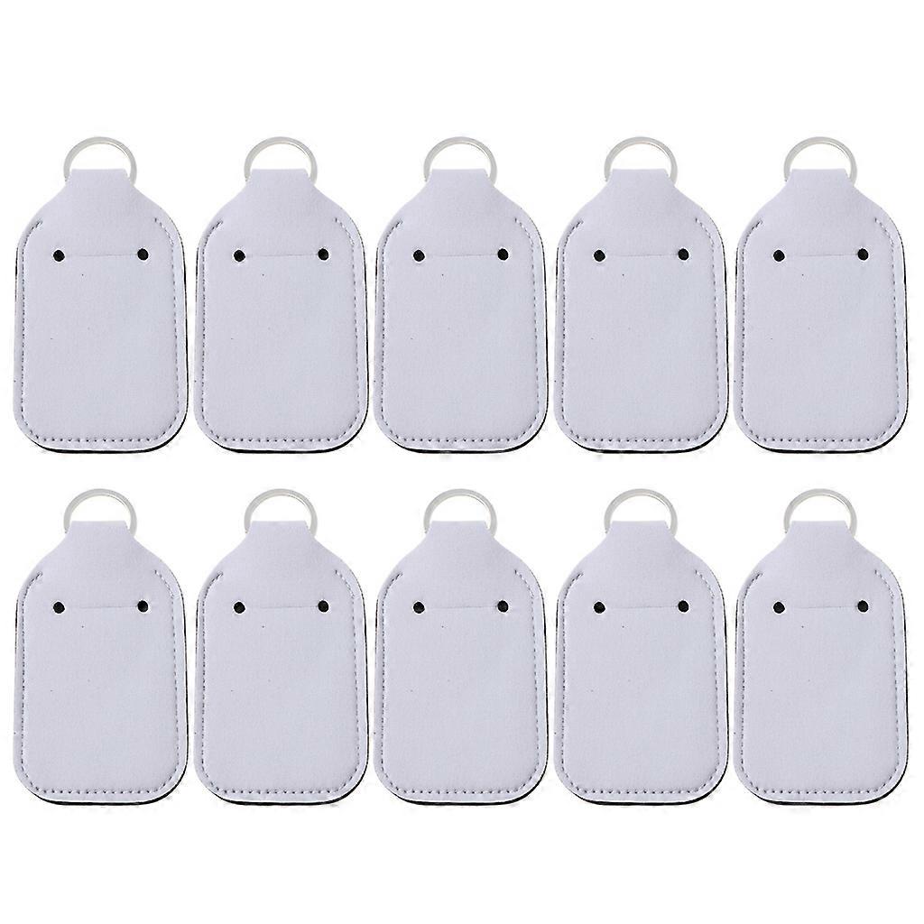 10Pcs Plastic Squeeze Clear Bottle Refillable Hand Sanitizer Container Clips