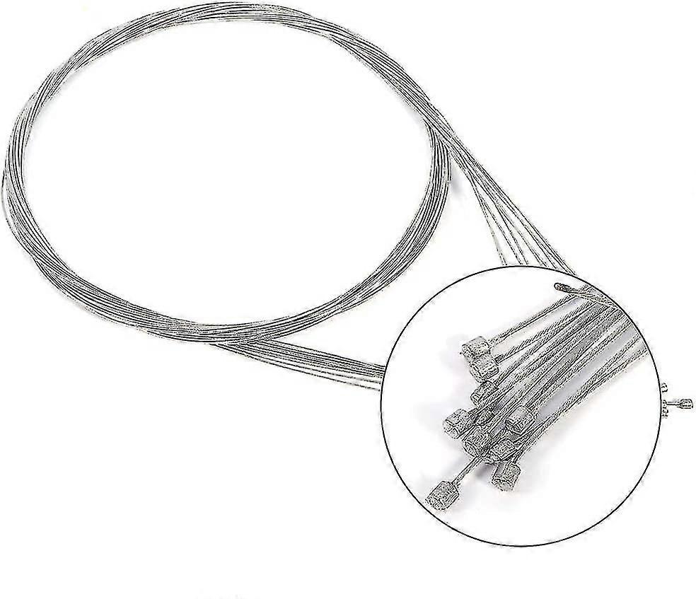 10 Pcs Derailleur Cable, Inner Gear Shift Cable Brake Cable For Bicycle