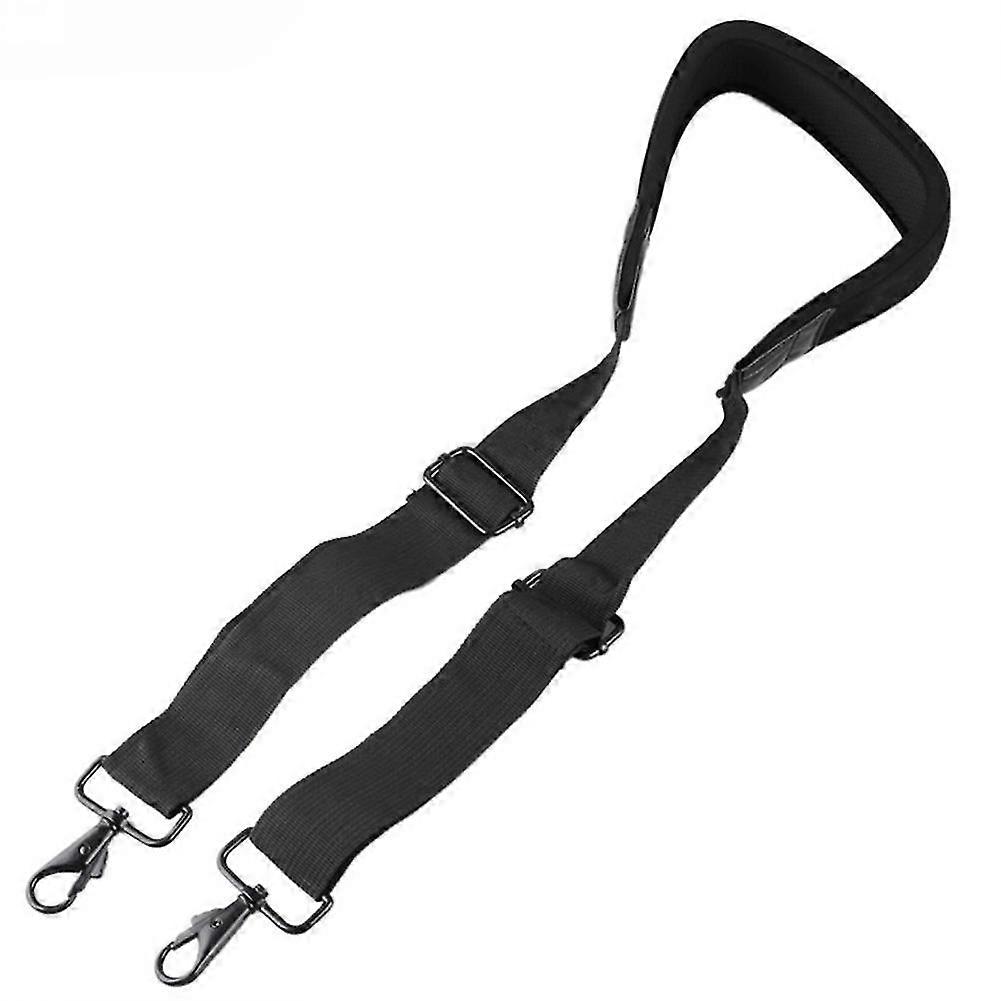 Black Adjustable Shoulder Bag Strap with Double Hooks for Laptop Computer Camera Stabilizer Bag