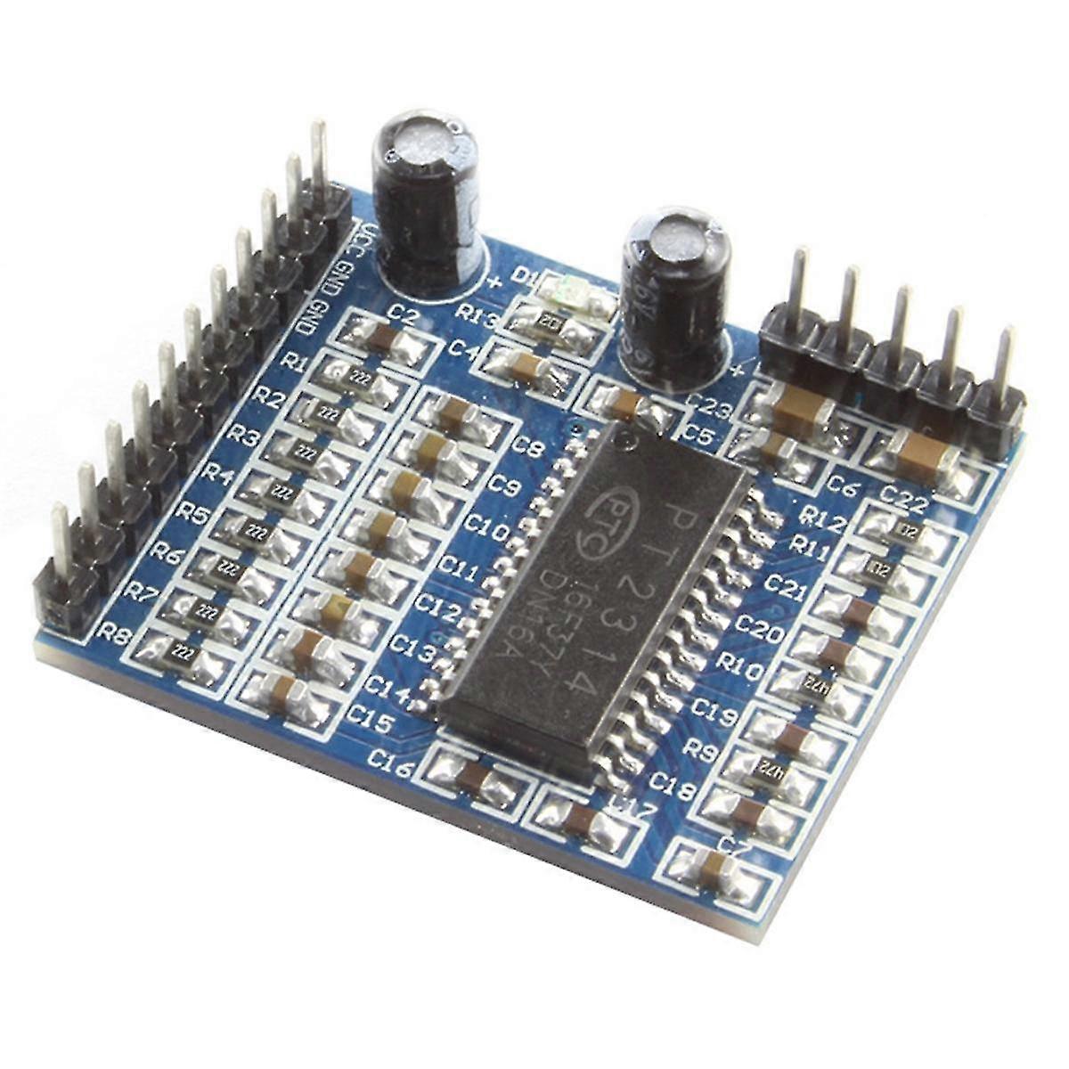 PT2314 Sound Quality Adjustment Voice Module IIC I2C 6V-10V Audio Processing Module