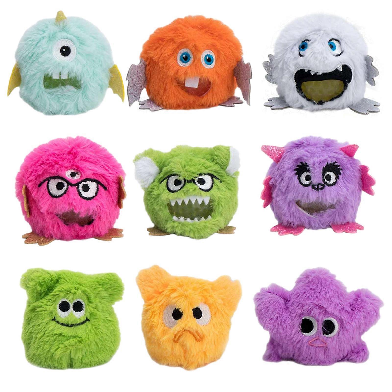 Squishy Plys Skræmmende Monstre Stressbolde Squeeze&Spews Out Bolde Fidget Legetøj