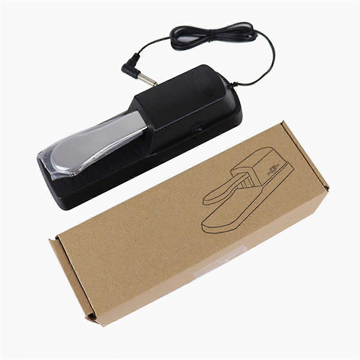 Universal Sustain-Pedal with Polarity Switch for Digital Pianos, Electronic Keyboards, MIDI and Synthesizer